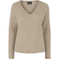 Fine Knit Jumper with V-Neck