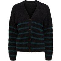 Striped Short Cardigan