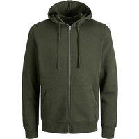 Zip-Up Hoodie in Organic Cotton Blend