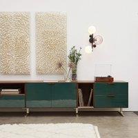 Aldon Unit with Compartment and Lacquered Doors