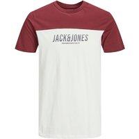 Dan Logo Print T-Shirt in Cotton with Crew Neck