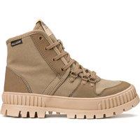 Pallashock Hiker High Top Trainers in Canvas/Leather