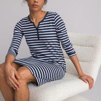 Breton Striped Cotton Nightshirt