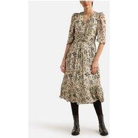 Floral Ruffled Midi Dress