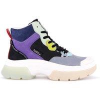 Pallawave Platform High Top Trainers in Leather