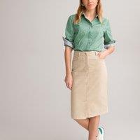 Floral Cotton Mix Shirt with Long Sleeves