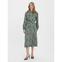 Printed Midi Shirt Dress