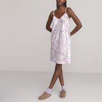 Floral Print Satin Nightie