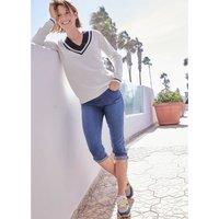 Cotton V-Neck Jumper