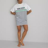 Striped Cotton Nightshirt