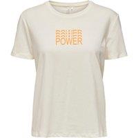 Nimi Slogan Print T-Shirt in Cotton with Short Sleeves