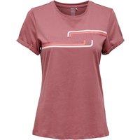 Belma Printed Cotton T-Shirt with Short Sleeves and Crew Neck