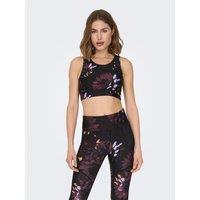 Emo Floral Sports Bra