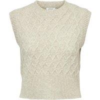Cable Knit Sleeveless Jumper