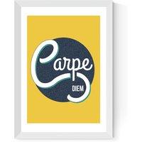 Carpe Diem Yellow by Of Life and Lemons Print