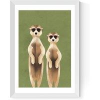 Meerkats by Dieter Braun Print