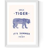 Smile Tiger by Florent Bodart Print
