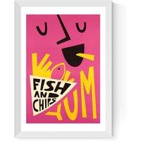 Yum Fish and Chips by Fox and Velvet Print