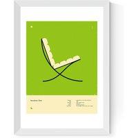 Green Barcelona Chair by Jazzberry Blue Print