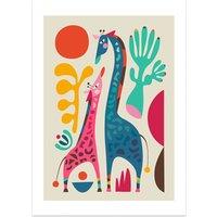 Giraffes by Rachel Lee Print