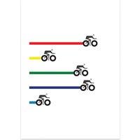 Beat the Tube by Rebecca J Kaye Print