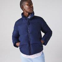 Lightweight Lined Short Padded Puffer Jacket with Hood
