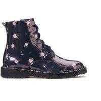 Kids High Ankle Boots in Floral Print