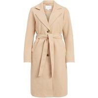 Tailored Collar Long Coat
