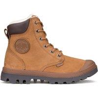 Pampa Sport Cuff Waterproof Leather Ankle Boots with Faux Fur Lining