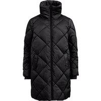 Long Padded Jacket with High Neck
