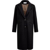 Long Buttoned Straight Coat
