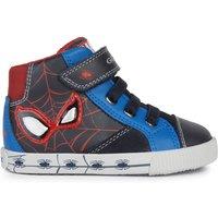 Kids High Top Trainers in Leather