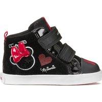 Kids Kilwi x Mini Breathable High Top Trainers in Leather with Touch 'n' Close Fastening