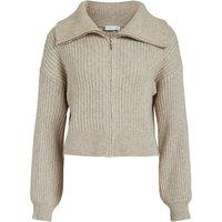 Short Zip-Up Cardigan