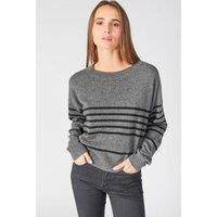 Striped Wool Mix Jumper in Fine Knit