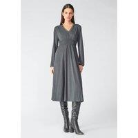 V-Neck Midi Dress