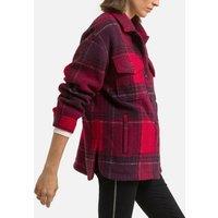 Checked Buttoned Jacket