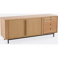 Strio Oak Sideboard with Sliding Doors