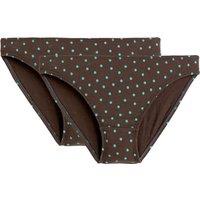 Pack of 2 Knickers in Polka Dot Print Cotton