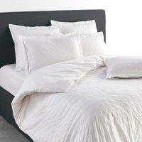 Loeva Embroidered 100% Organic Cotton Percale Duvet Cover