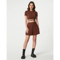 Pleated Mini Skirt