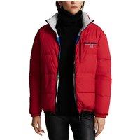 Reversible Short Padded Jacket with Zip Fastening