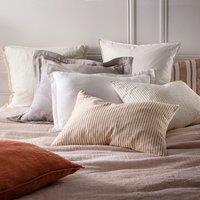 Ilona Striped Reversible 100% Linen Duvet Cover