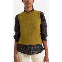 Namaste Knitted Vest Top with Crew Neck