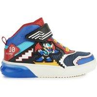 Kids Grayjay LED High Top Trainers with Touch 'n' Close Fastening