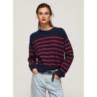 Breton Striped Jumper with Crew Neck