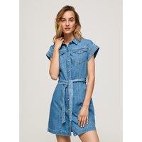 Denim Sleeveless Mini Dress