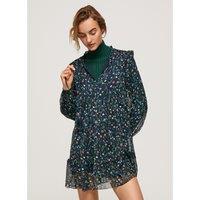 Floral Ruffled Mini Dress
