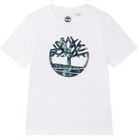Logo Print Cotton T-Shirt with Short Sleeves