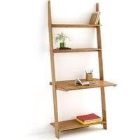 Domeno Oak Office Ladder-Style Shelf